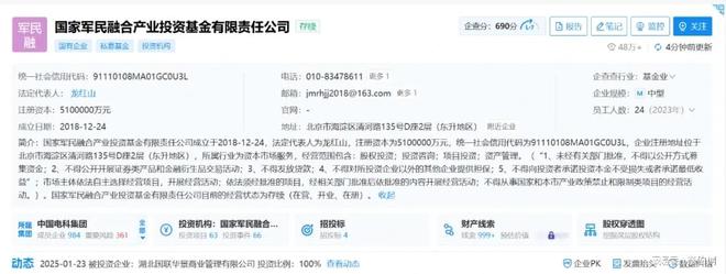 中国航天科技集团出资20亿596亿国家级基金拟投向航天航空等(图3)